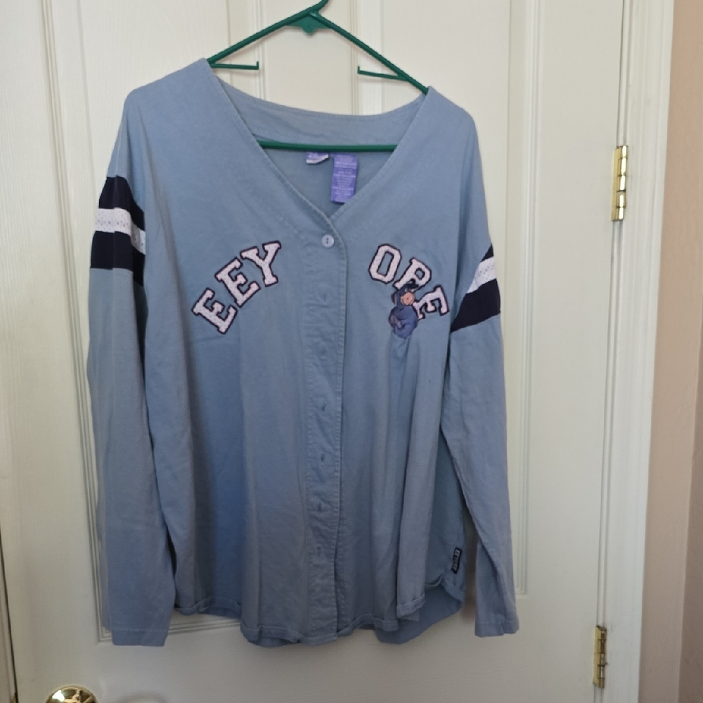 VINTAGE DISNEY Eeyore Button-Up Shirt size 18/20